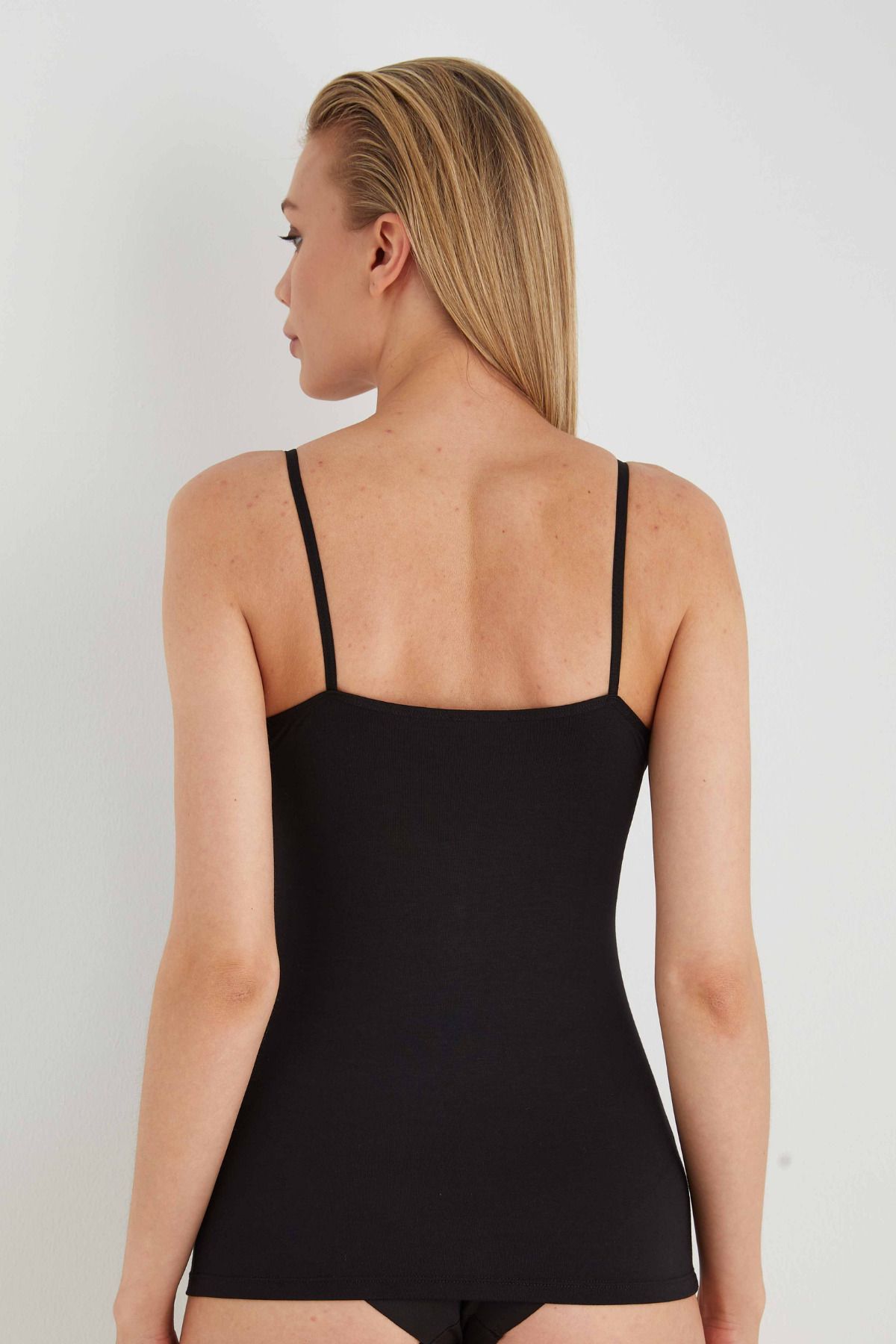 Sevim-453 Women's Lace Tank Top 2 Pack 3