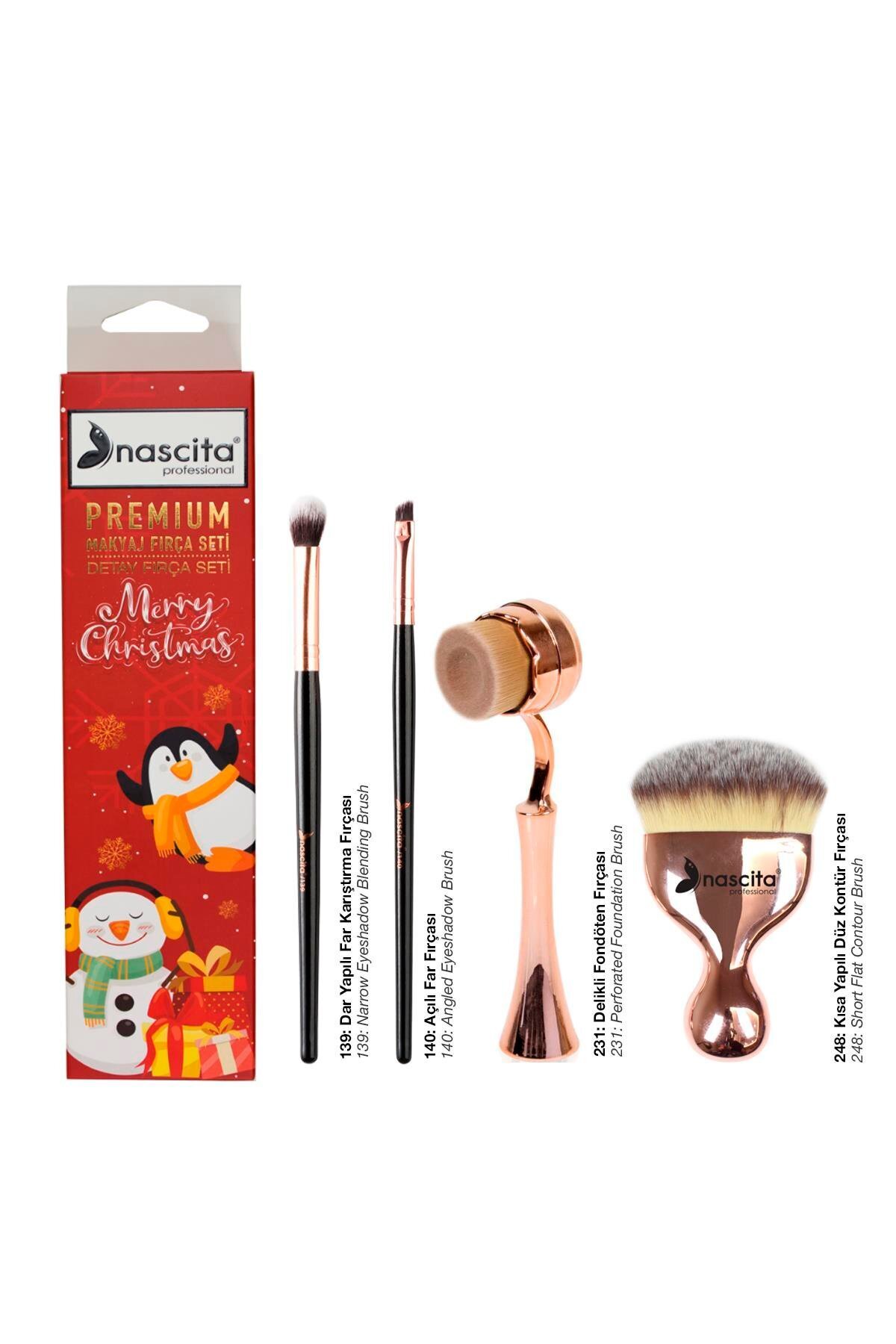 Nascita Christmas Makyaj Fırça Seti - 04 - Fiyatı, Yorumları