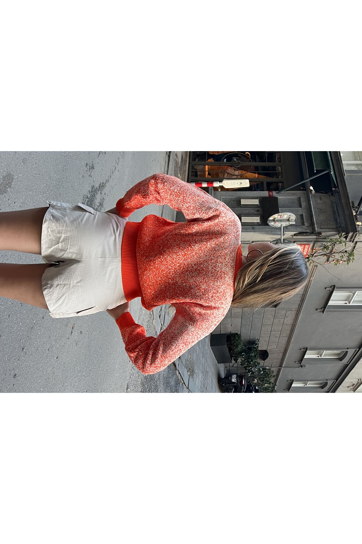 la & vetta-Sweater - Orange - Regular fit 5