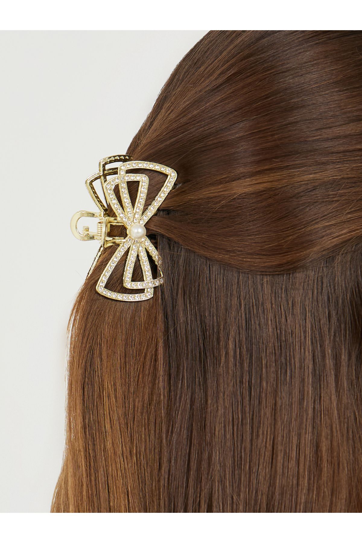 Styli-Embellished Ribbon Style Hair Claw 2