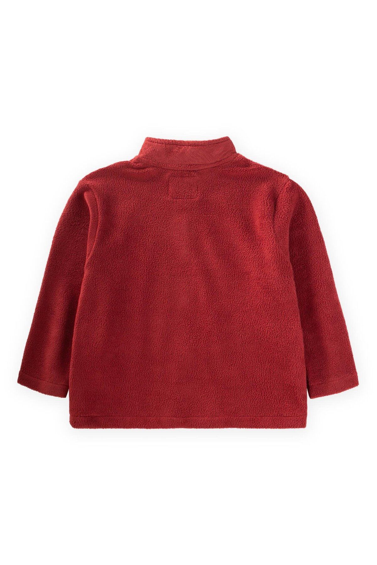 Cigit-Burgundy Fleece - Ages 2-8 with Collar and Zipper 2