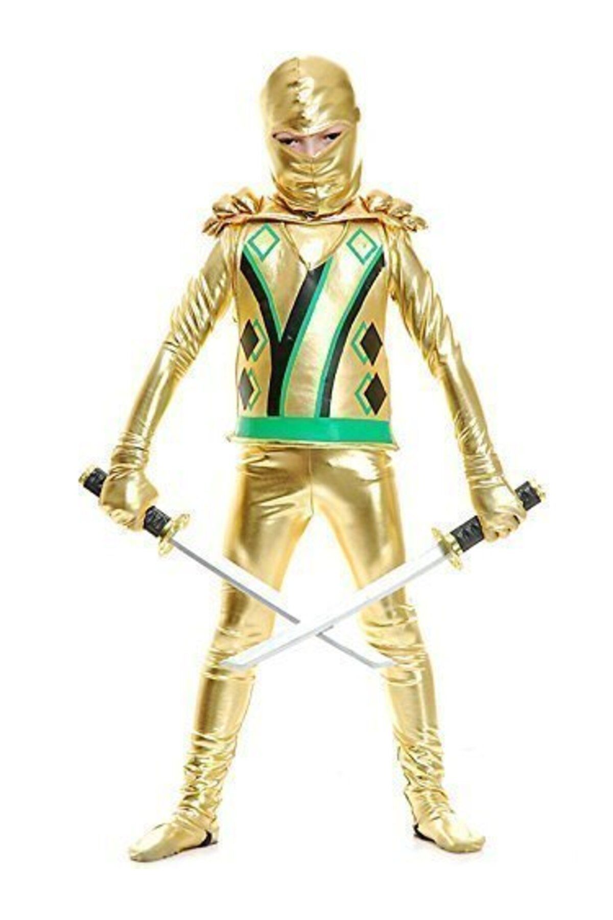 Kostüm Sarayı-Ninjago Lloyd Gold Ninja Costume 3