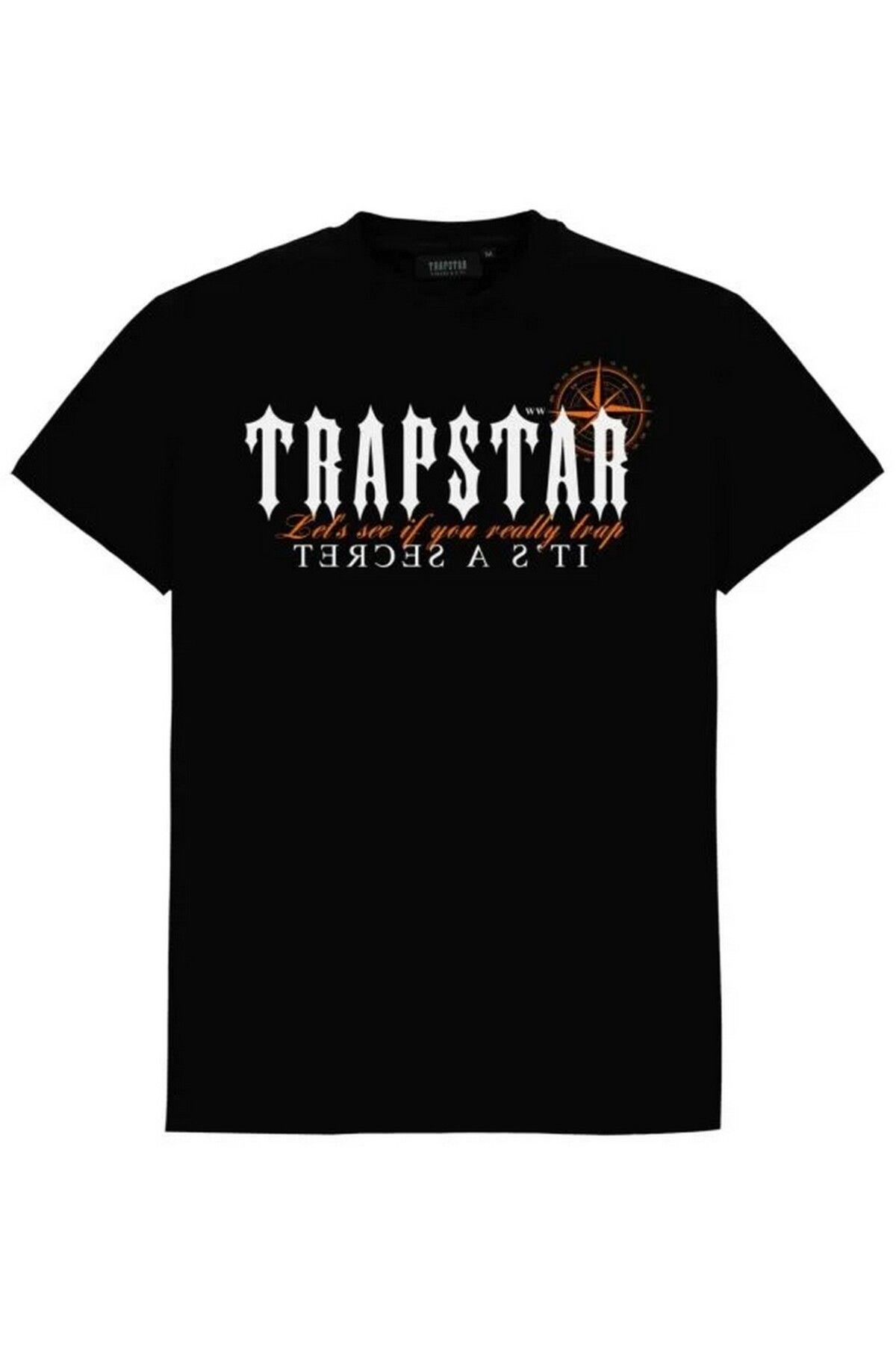 FANBOX SHOP Unisex Baskılı Şardonlu TRAPSTARR T-SHIRT TREND MODEL