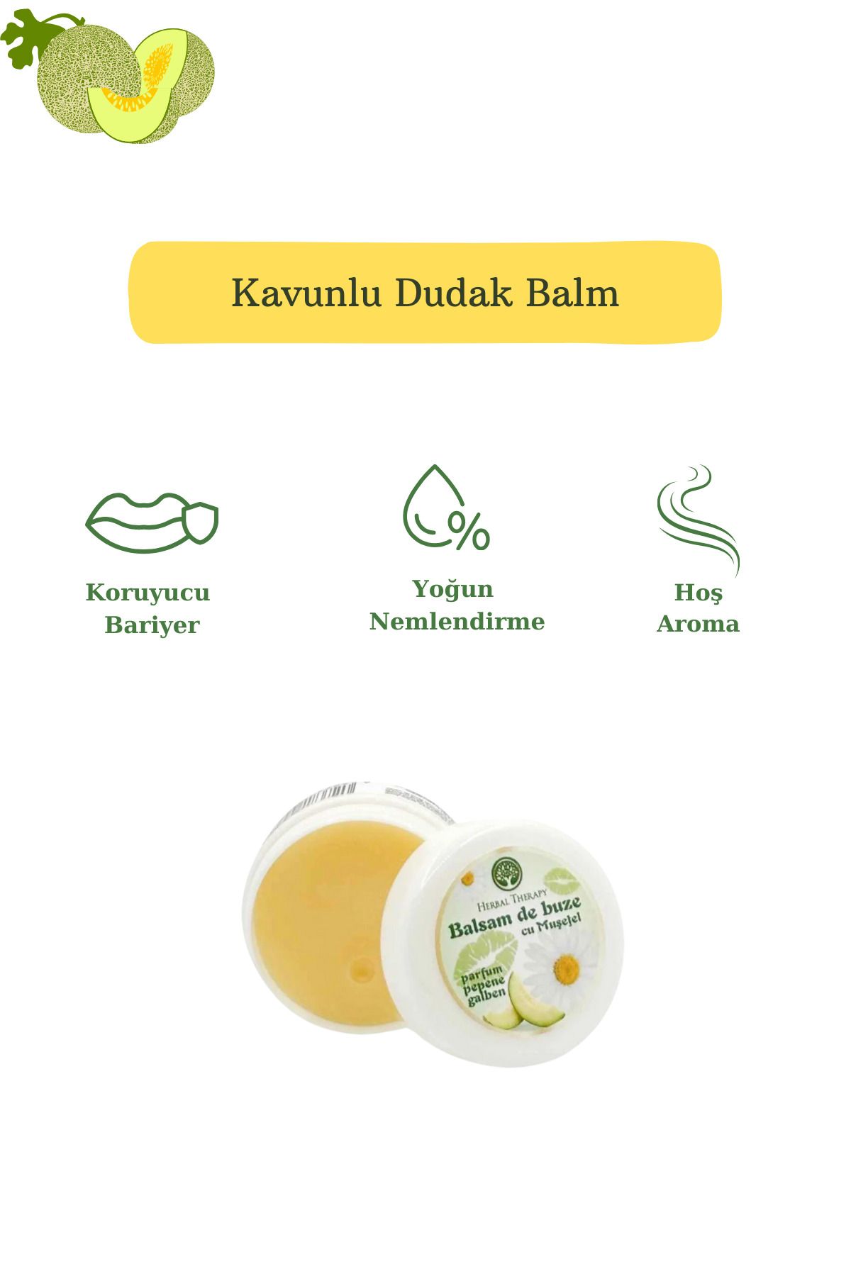 Herbal Therapy Kavunlu Dudak Balmı