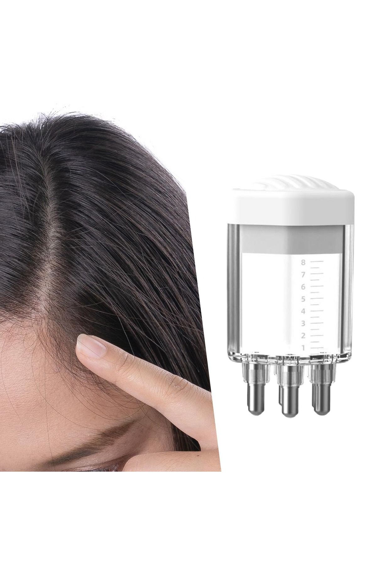 gaman-Hair Care Oil Application Applicator Set for Easy Use Scalp Hair Care Oil Bottle (Set of 2) 5