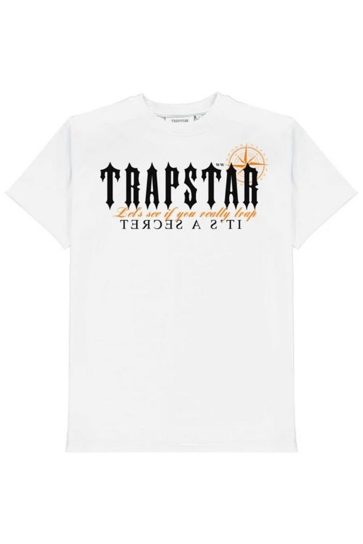 FANBOX SHOP Unisex Baskılı Şardonlu TRAPSTARR T-SHIRT TREND MODEL