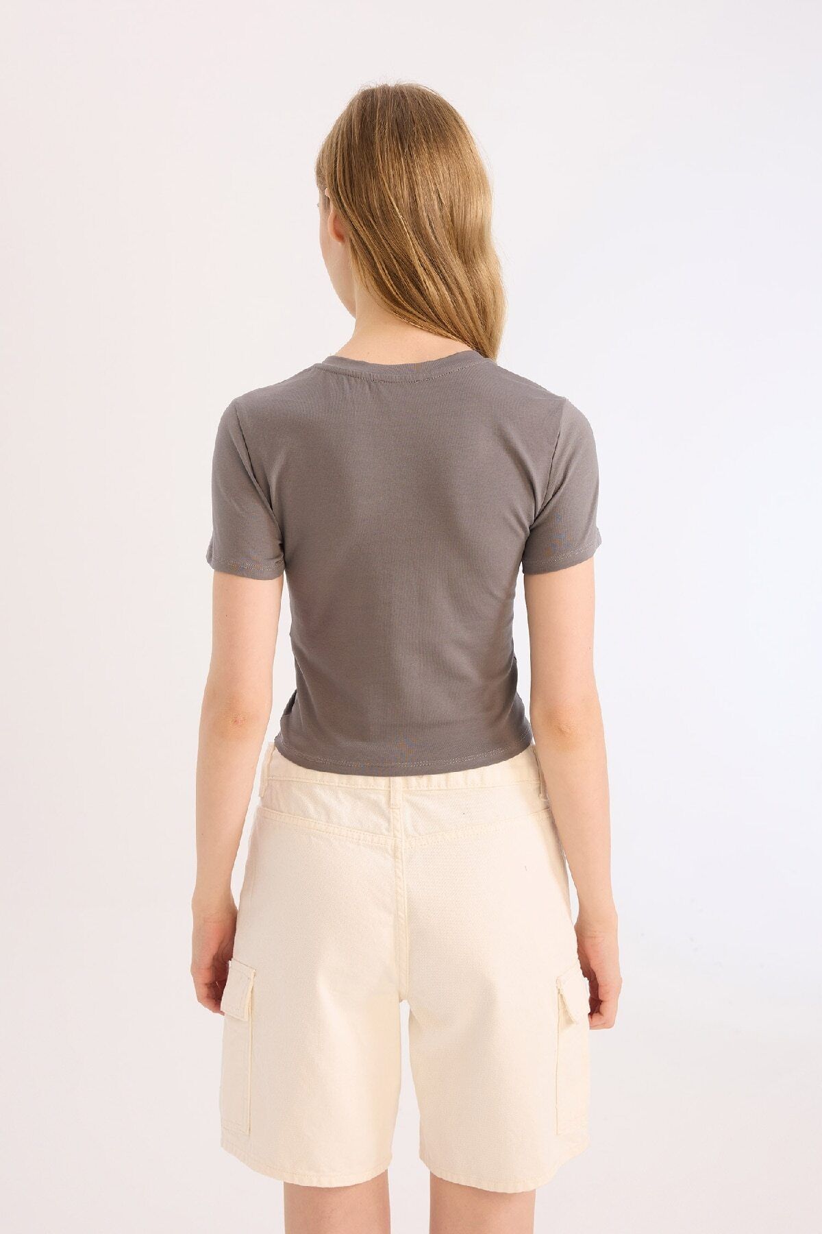 DeFacto-Μπλουζάκι με κοντό μανίκι Coool Fitted Body-fit Crew με λαιμόκοψη 3166468 7