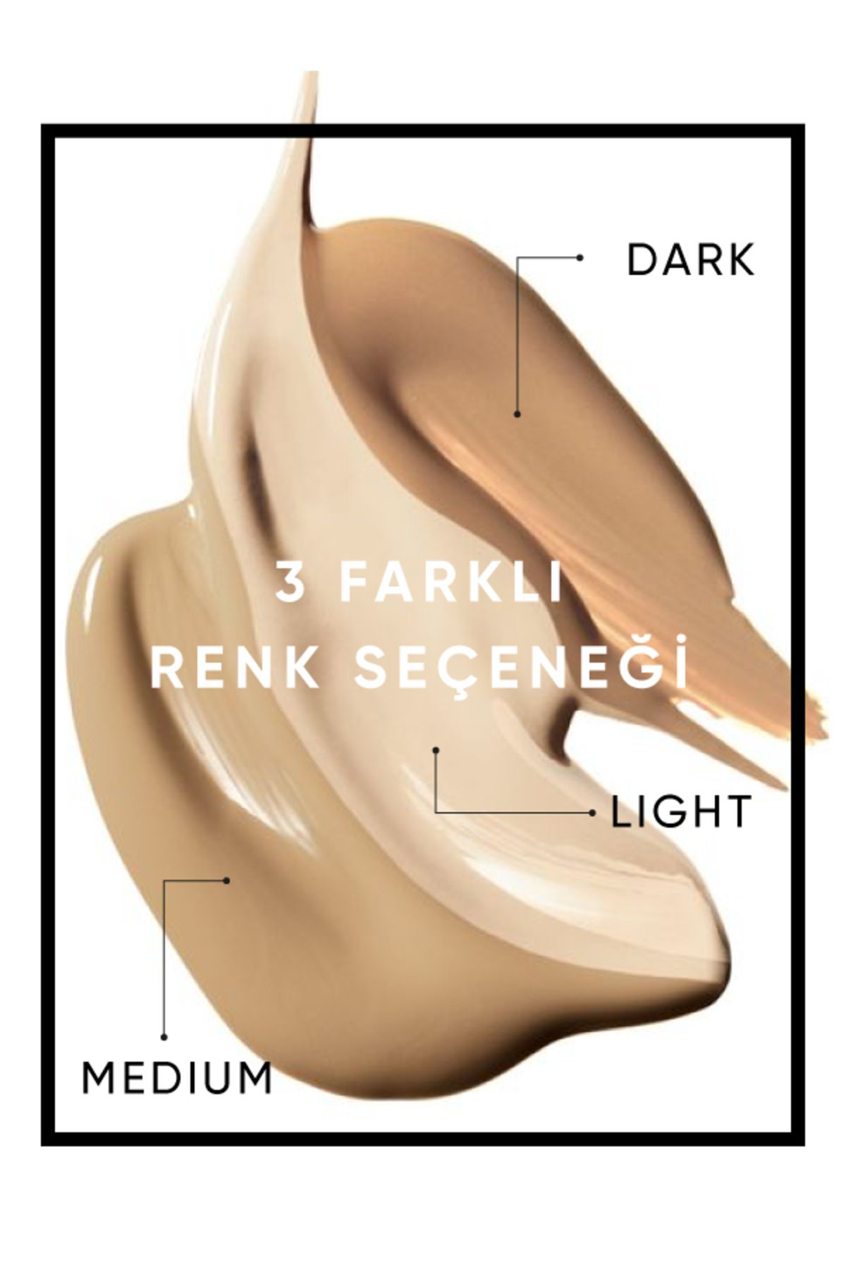 Melberry Infinity Fondöten Büyük Boy 40 ml Foundation Medium-3