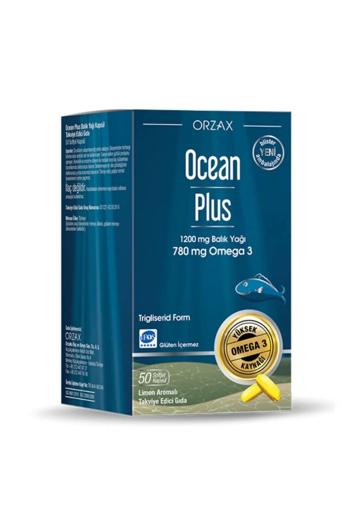 Orzax Ocean Plus 50 Kapsül