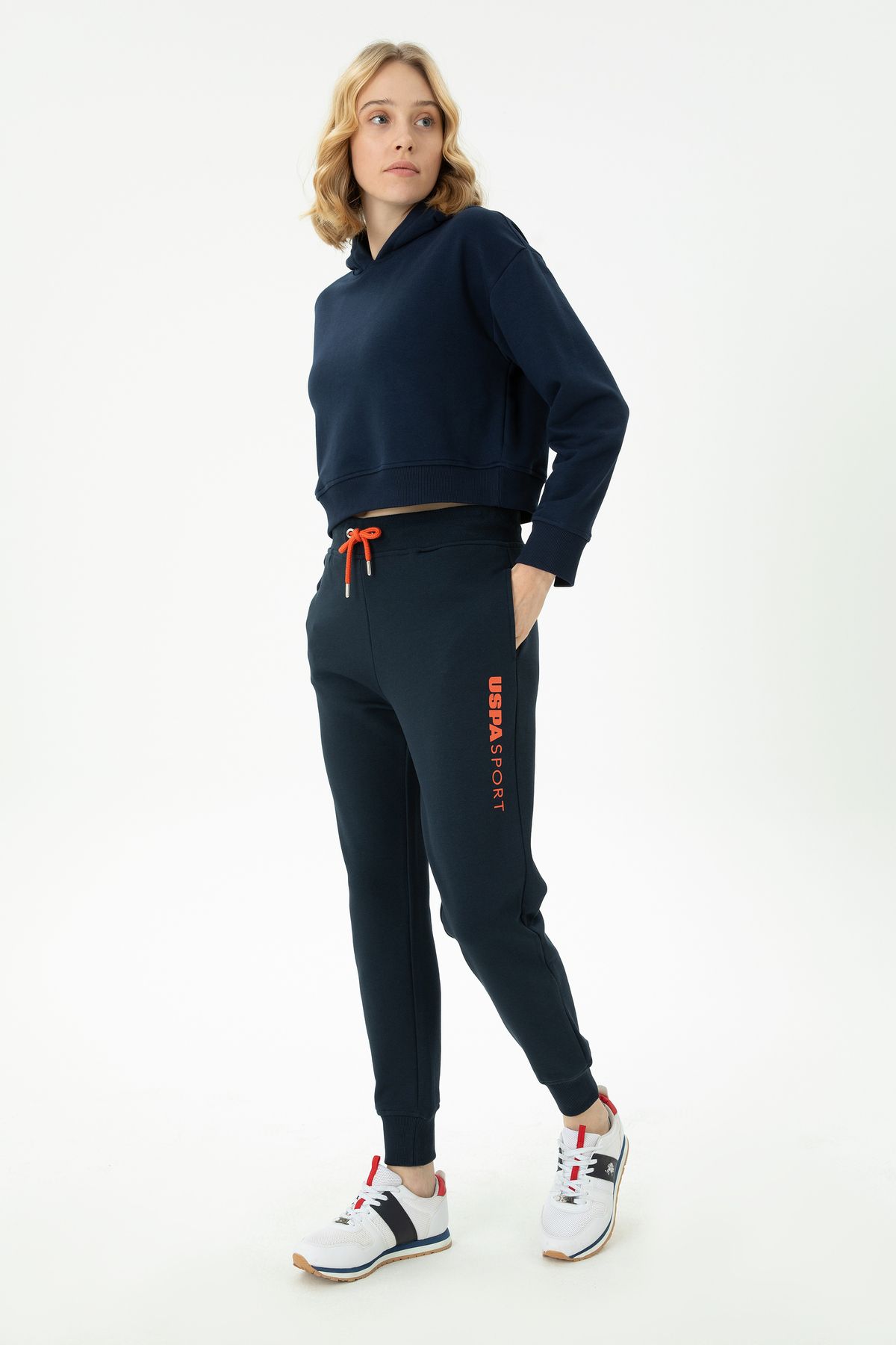 U.S. Polo Assn.-Navy Blue Women's Sweatpants - 1655111 4