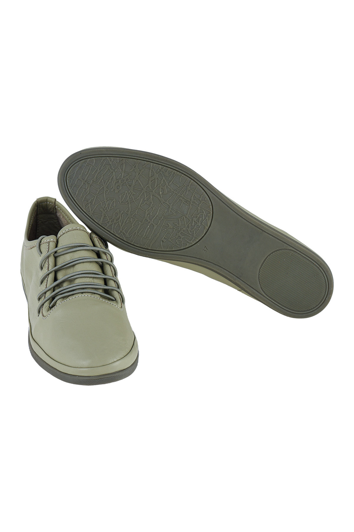 NOOSY-Pantofi damă verde din piele naturală 3