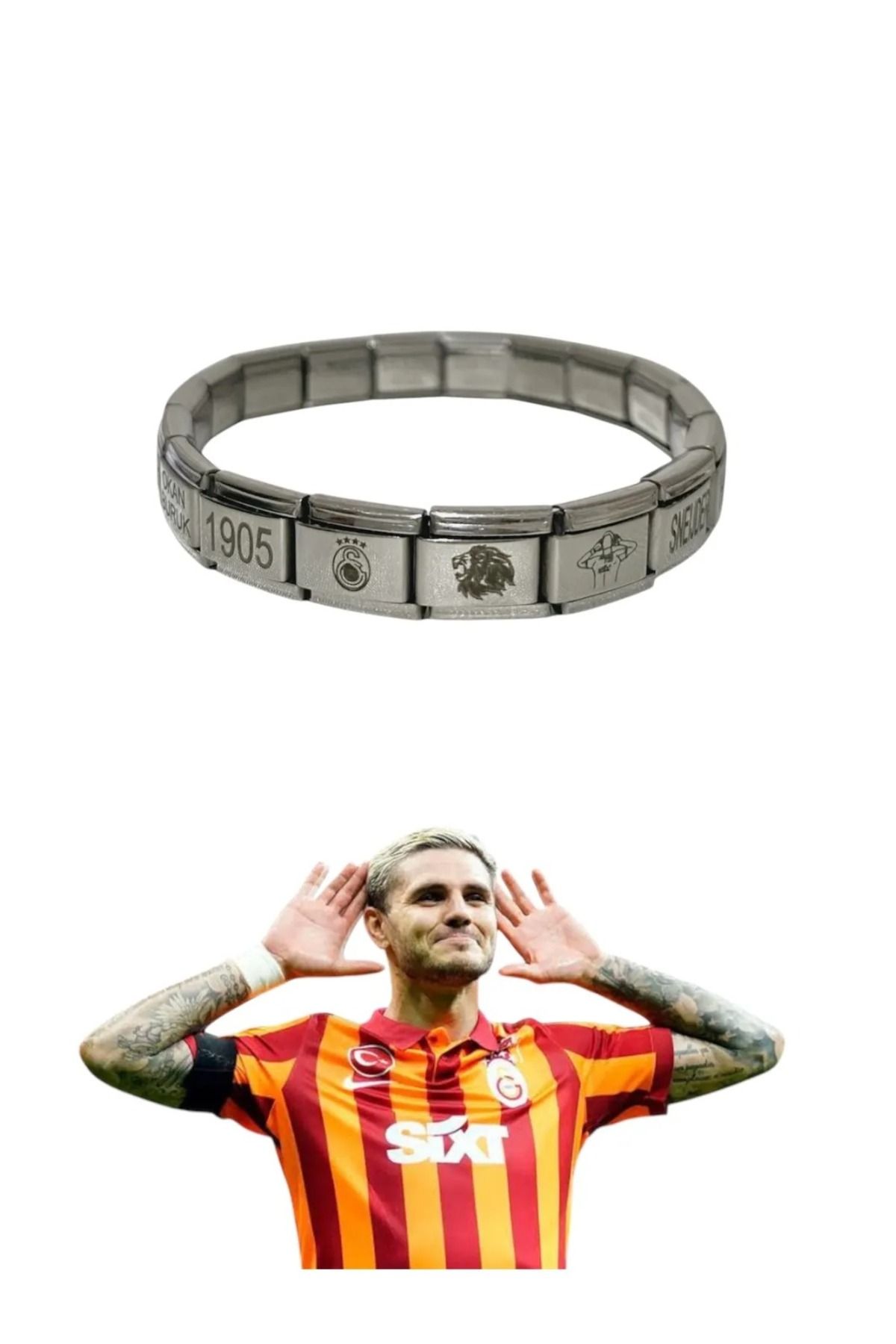 nokt-Galatasaray Fan Charm Bracelet 1