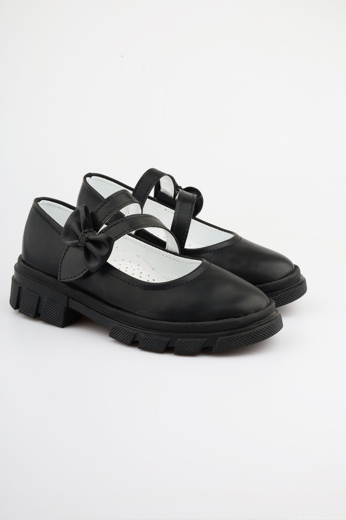 MoonGlow-Female Child Flats Black Female Child Flats Female Child School Shoes Female Child Shoes New Season 3