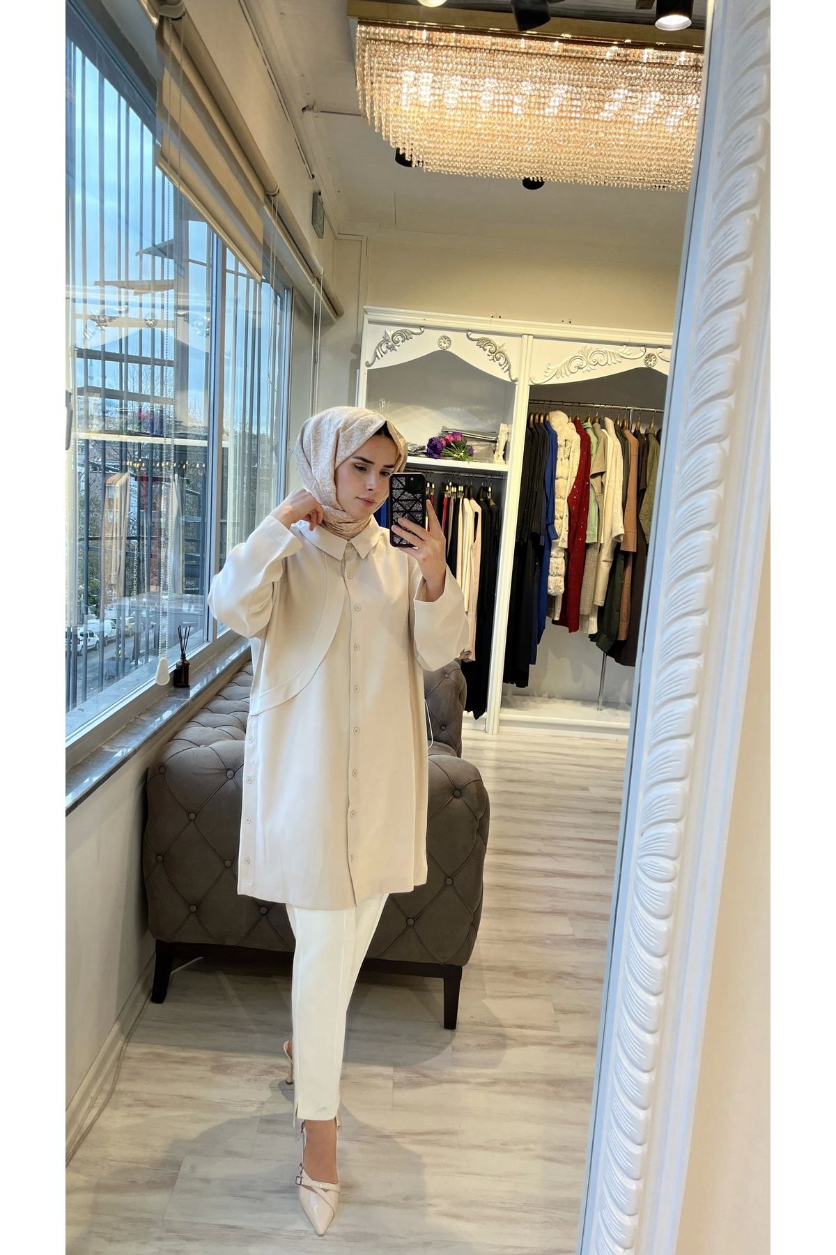 Invee-Invee 7053 Cream Shirt 3