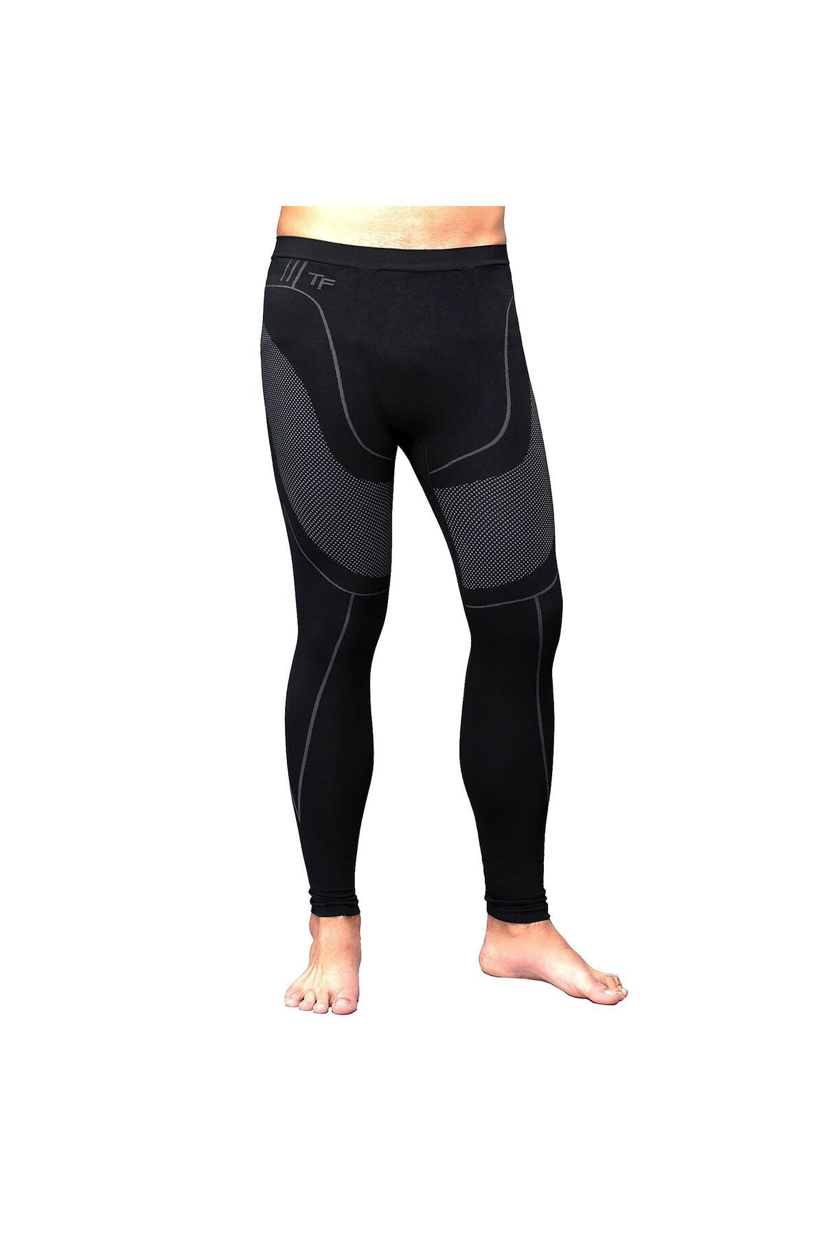 THERMOFORM-Black Extreme Men's Seamless Thermal Long Sleeve Underwear Set 3