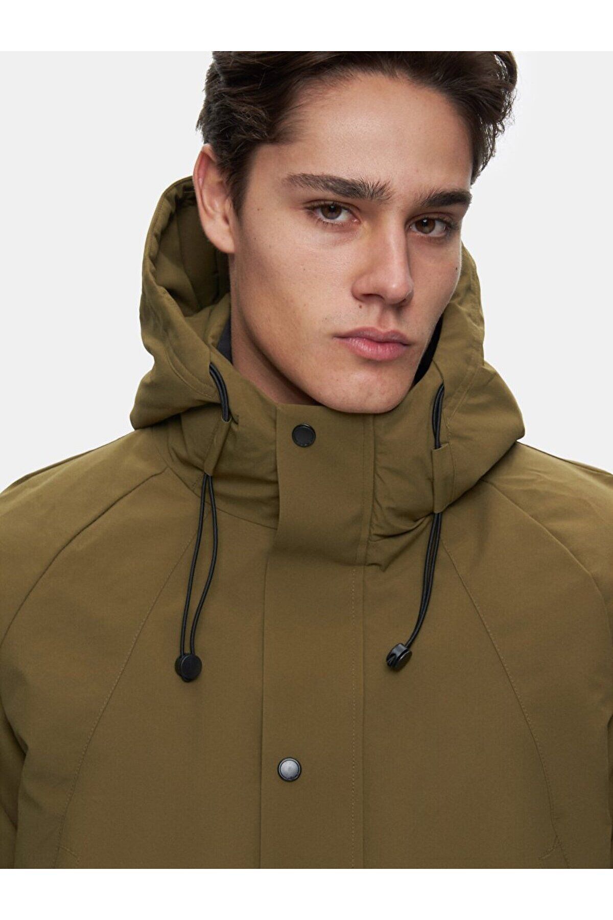 Ltb-Hooded Boat Green Coat 4