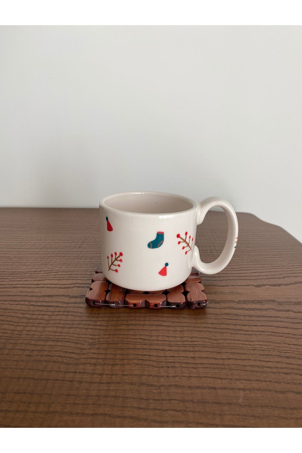 FaBü Sanat Atölyesi-Mug - Red - Ceramic 3