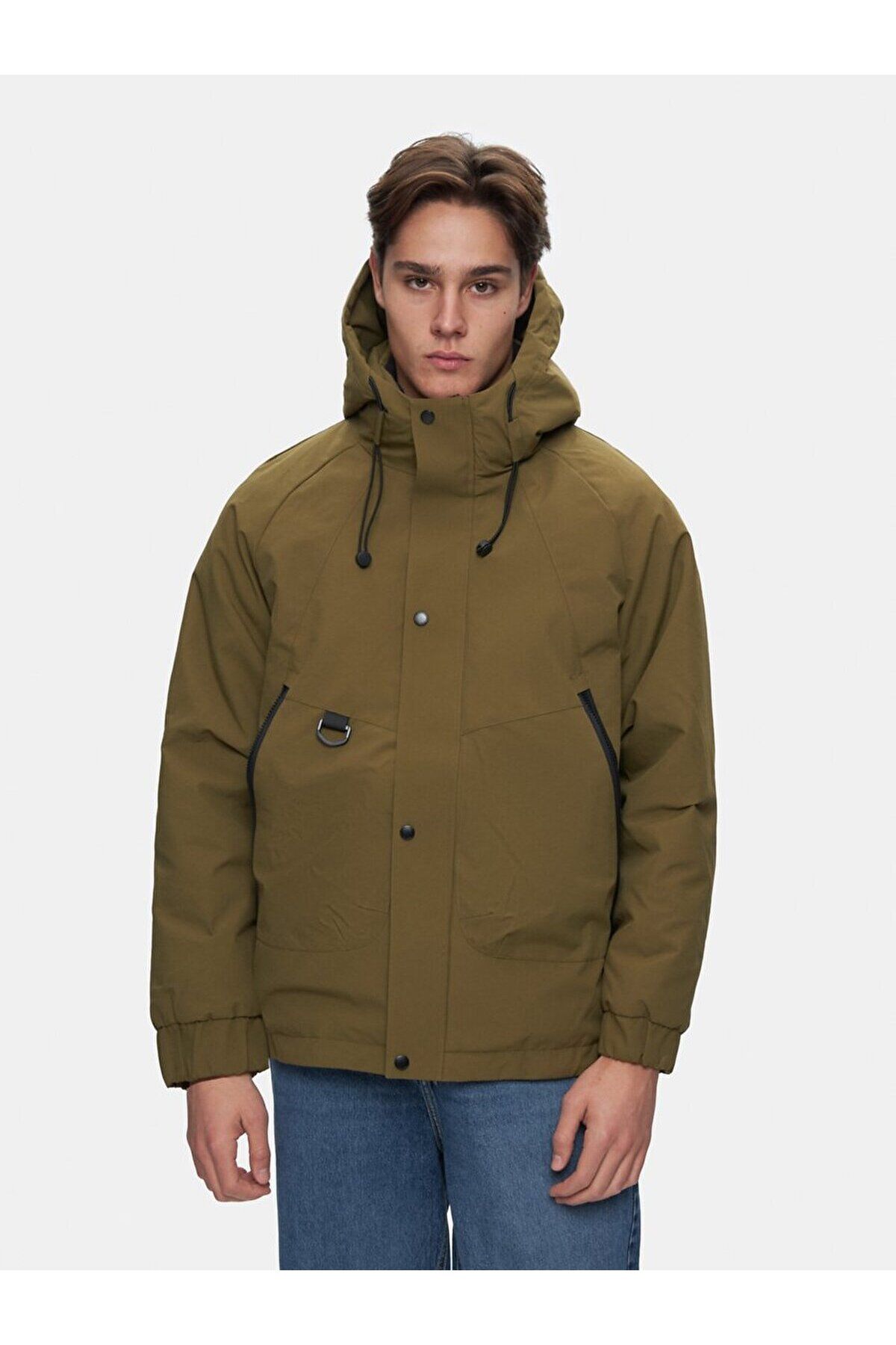 Ltb-Hooded Boat Green Coat 2