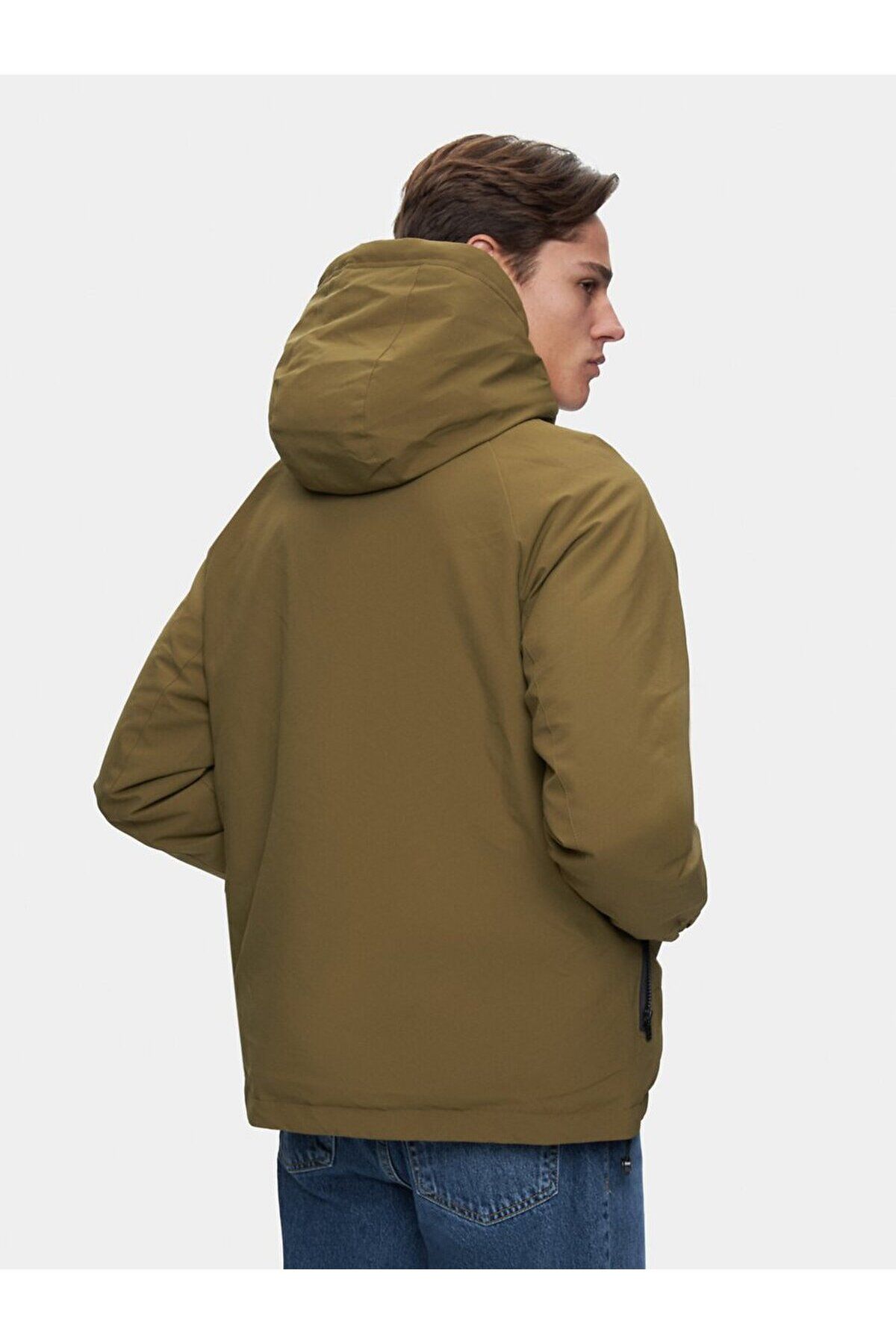 Ltb-Hooded Boat Green Coat 3