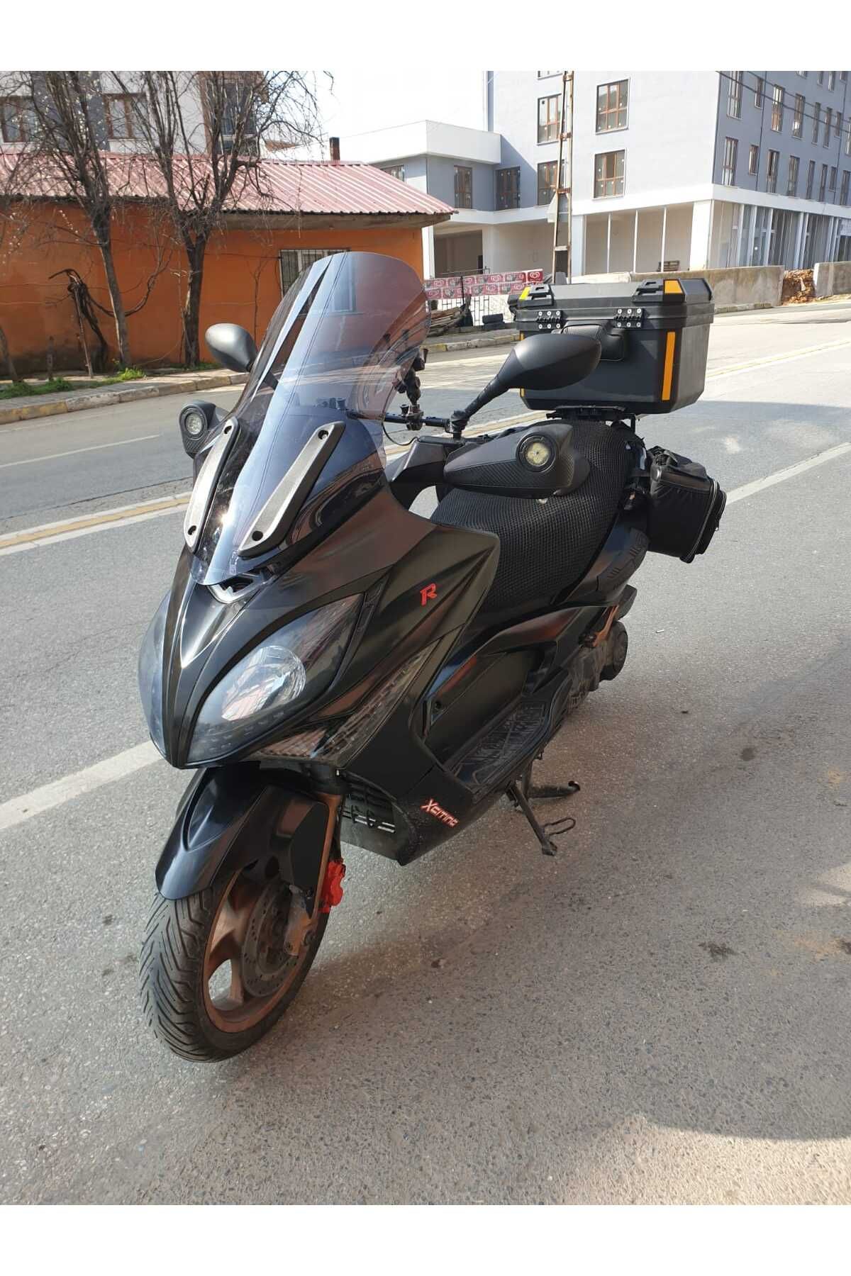 Kymco Xciting 250 500 R Siperlik Ön Cam 2010 2011 Model 72cm Füme Renkli 4mm UZUN CAM