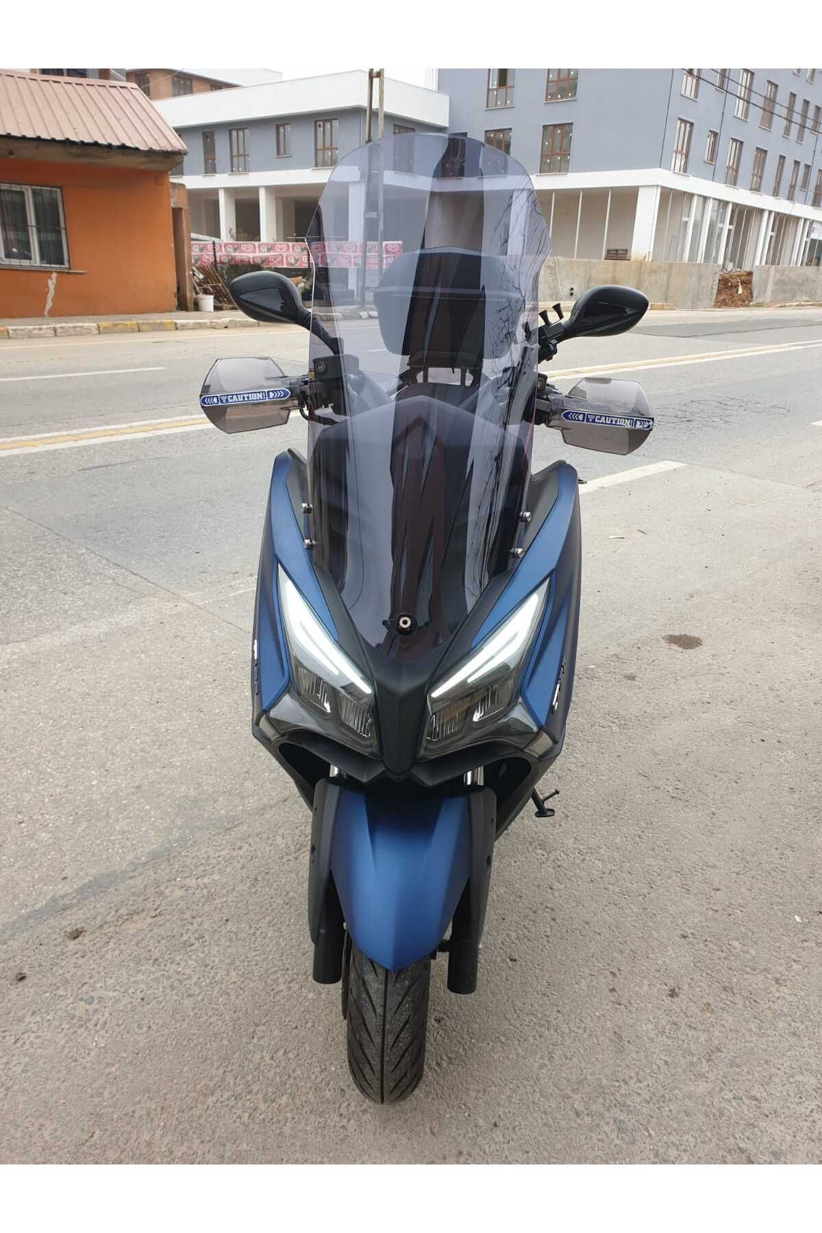 Kymco Xtown 250 İ Siperlik Ön Cam 2020 2025 Model 83cm Füme Renkli 4mm UZUN CAM