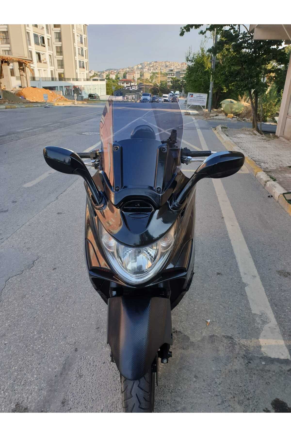 Kymco Xciting 250 500 İ Siperlik Ön Cam 2008 2012 Model 62cm Füme Renkli 4mm
