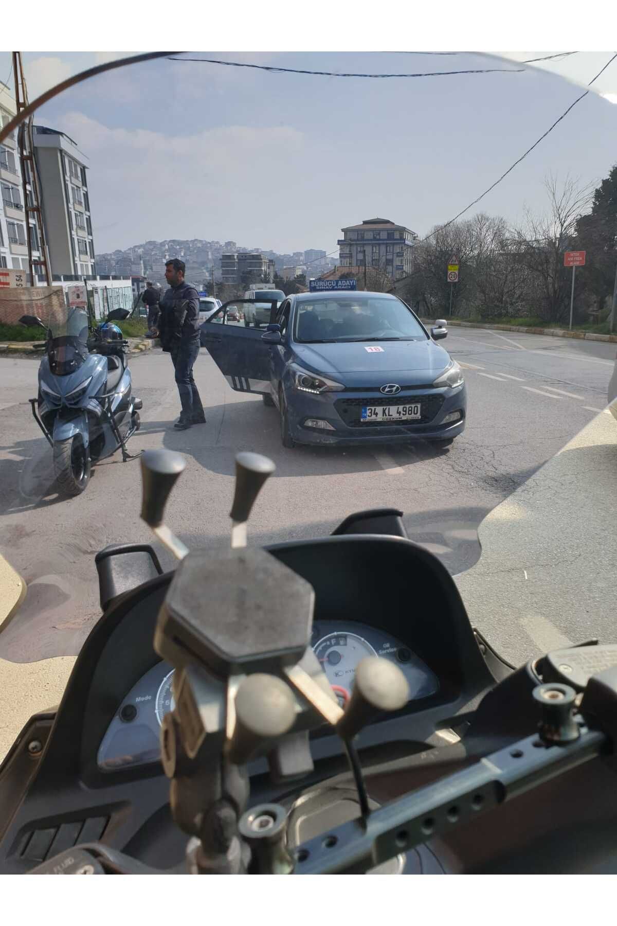 Kymco Xciting 250 500 R Siperlik Ön Cam 2010 2011 Model 72cm Füme Renkli 4mm UZUN CAM
