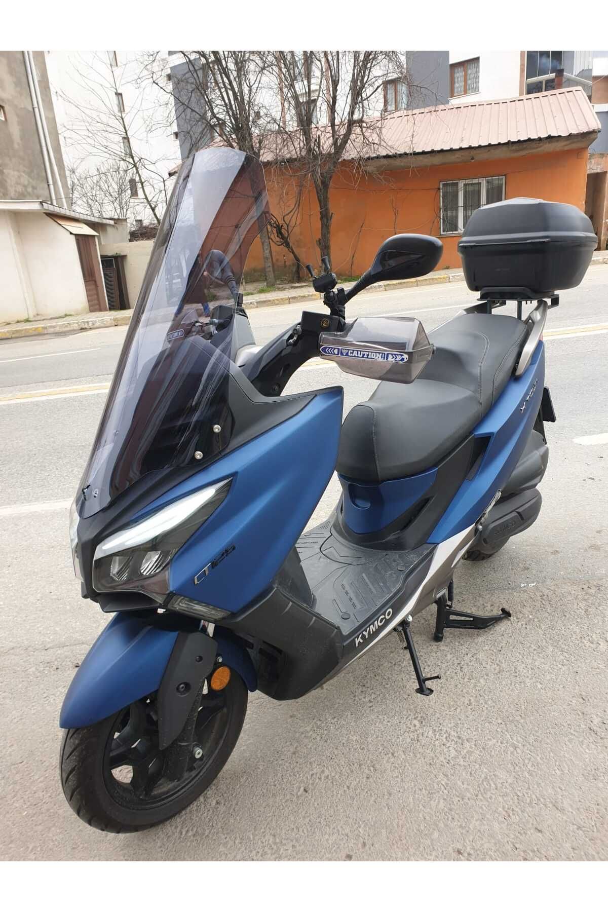 Kymco Xtown 250 İ Siperlik Ön Cam 2020 2025 Model 83cm Füme Renkli 4mm UZUN CAM