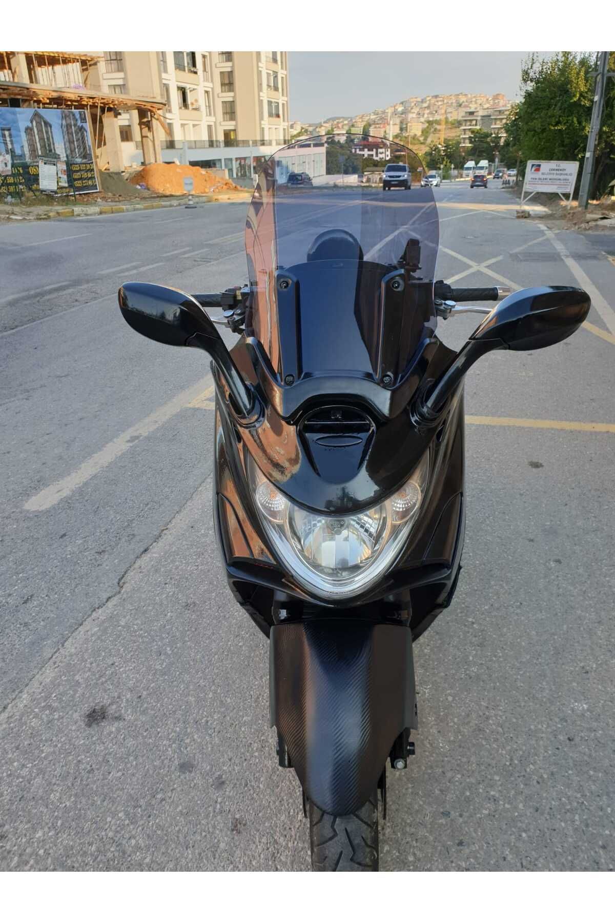 Kymco Xciting 250 500 İ Siperlik Ön Cam 2008 2012 Model 62cm Füme Renkli 4mm