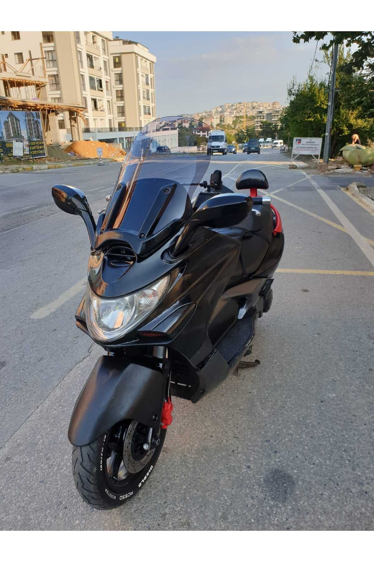 Kymco Xciting 250 500 İ Siperlik Ön Cam 2008 2012 Model 62cm Füme Renkli 4mm