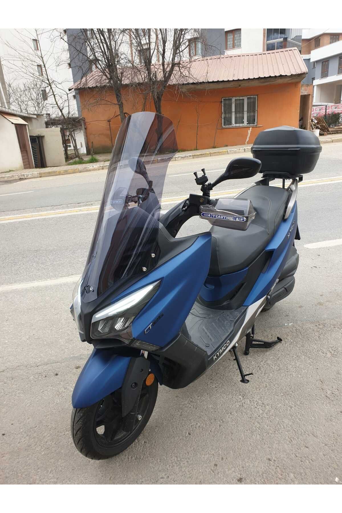 Kymco Xtown 250 İ Siperlik Ön Cam 2020 2025 Model 83cm Füme Renkli 4mm UZUN CAM