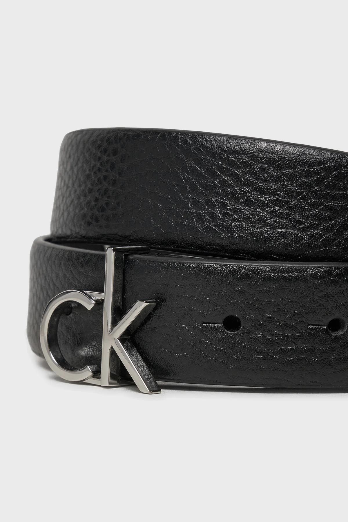 Calvin Klein-Δερμάτινη ζώνη με λογότυπο - K60K 613073 Μοντέλο BEH 3