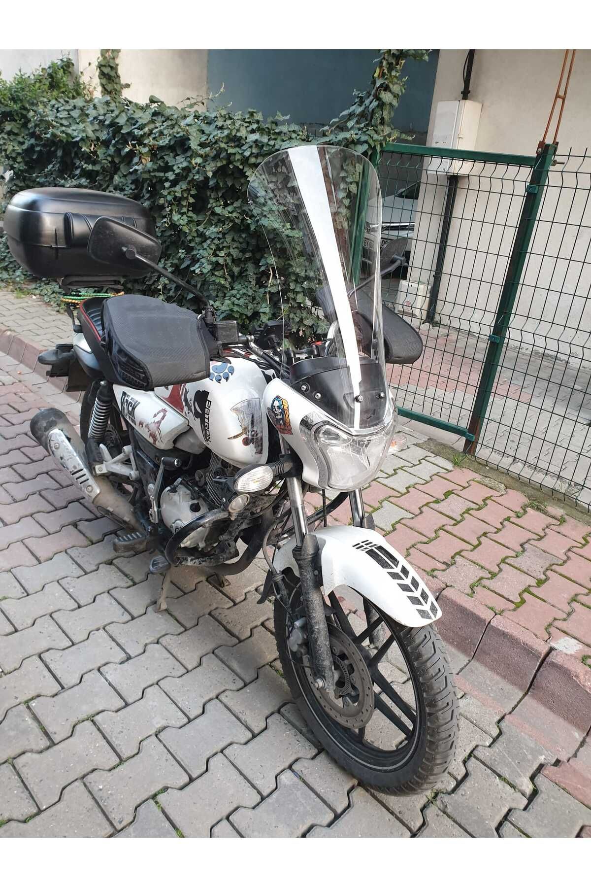 Bajaj V15 Siperlik Ön Cam 2017 2018 Model 57cm Şeffaf Renkli 4mm