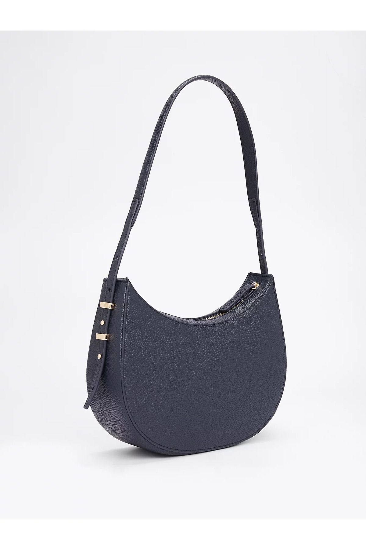 Tommy Hilfiger-Adjustable Shoulder Bag with Navy Patterned Brand Logo - Aw0Aw16899-Dw6 3