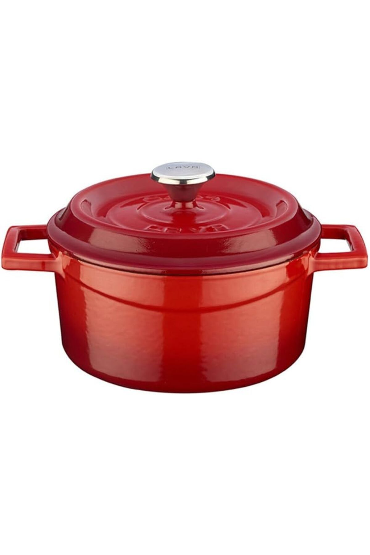 STOREMAX cmllashop Döküm Yuvarlak Tencere Trendy Çap(Ø) 18 cm - Kirmizi 542093