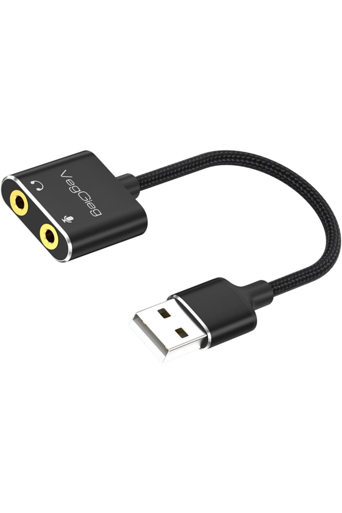 STOREMAX mrttnca USB Ses Kartı 3.5mm Kulaklık ve Mikrofon Girişli Siyah trndymrt 1087243