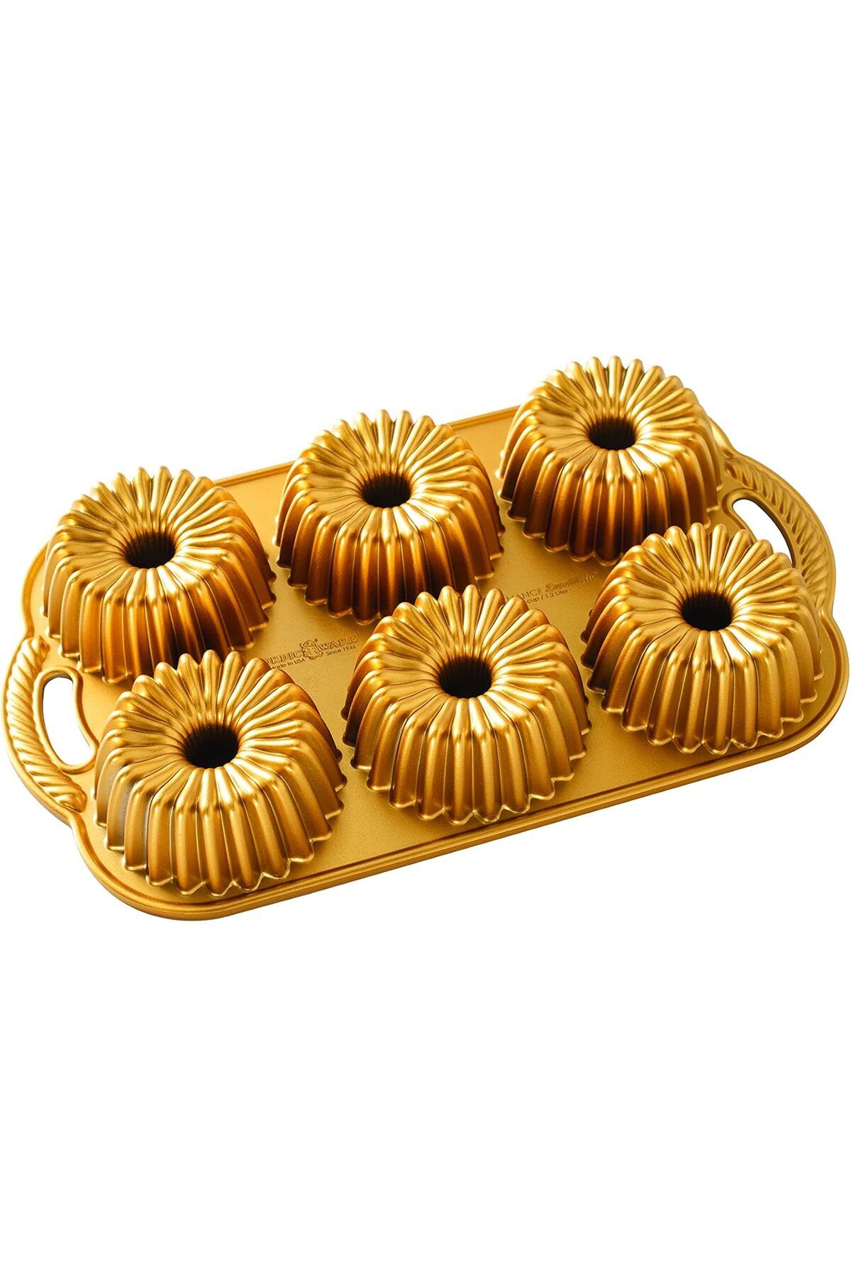 STOREMAX lbstorex Ware Backform Brilliance Bundtlette Pan Alüminyum Altın, 38 cm x 22,2 cm, NW 93377 Newdsn