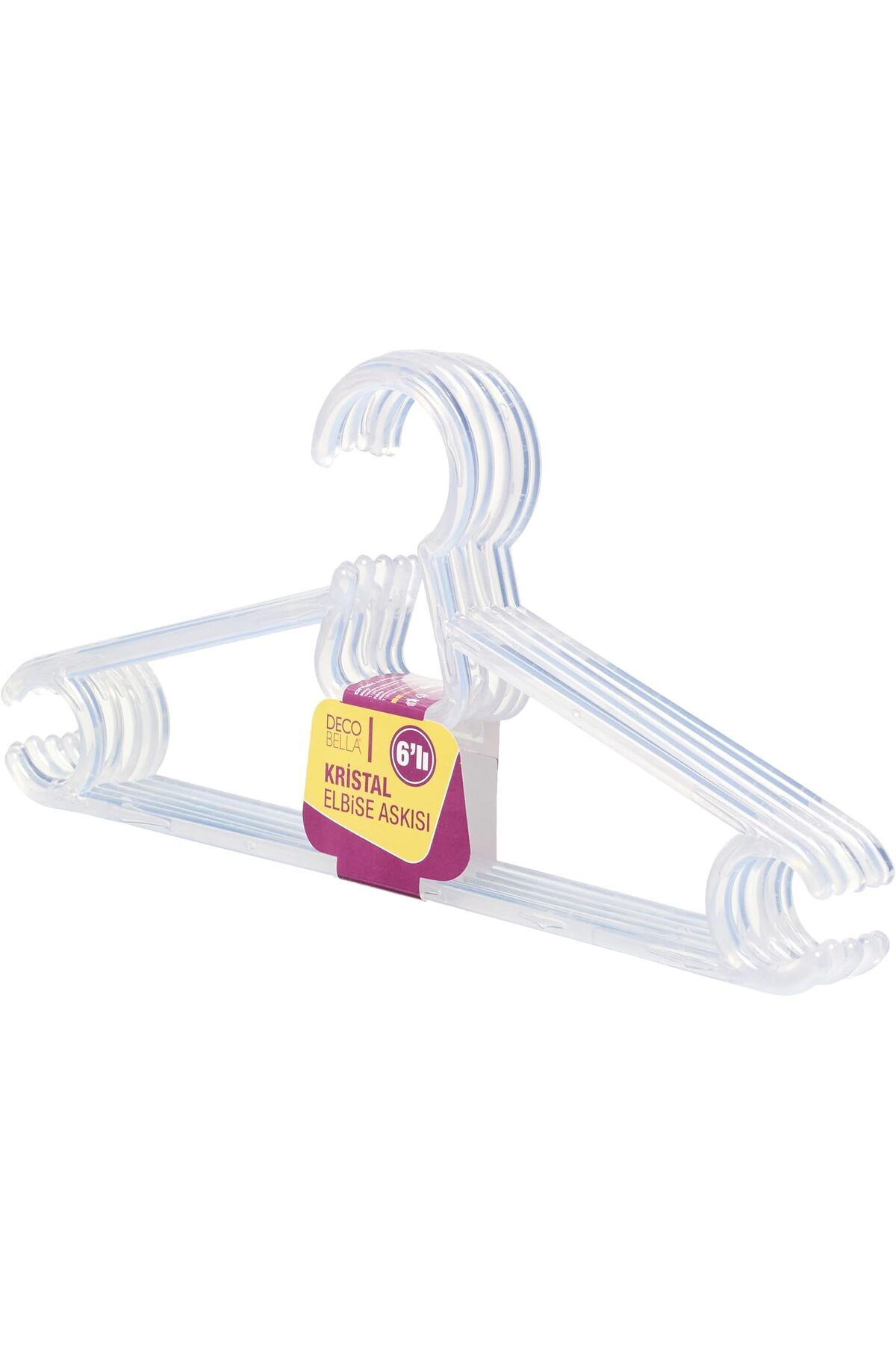 STOREMAX htpshopmx 50614 6 'lı Kristal Elbise Askısı str http 1092444