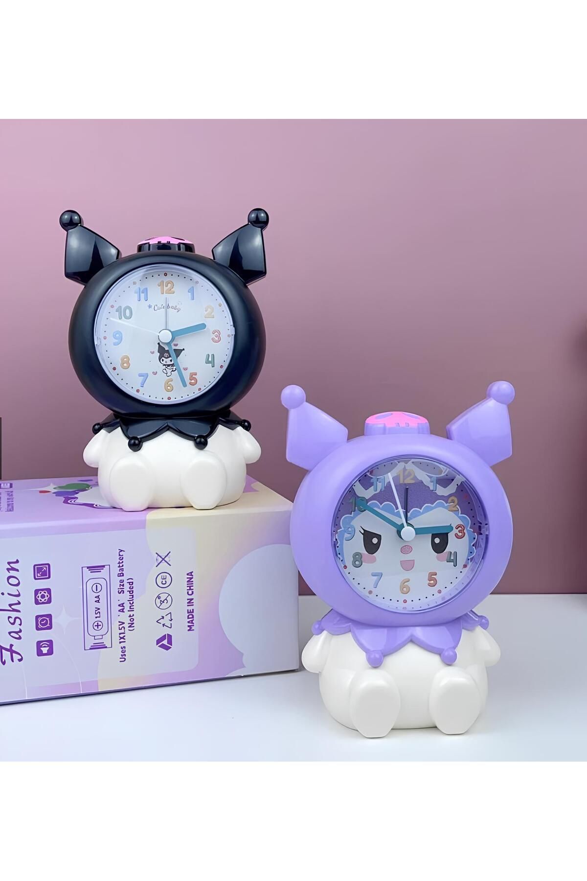 Vivesta Shop Kuromi Masa Üstü Çalar Saat