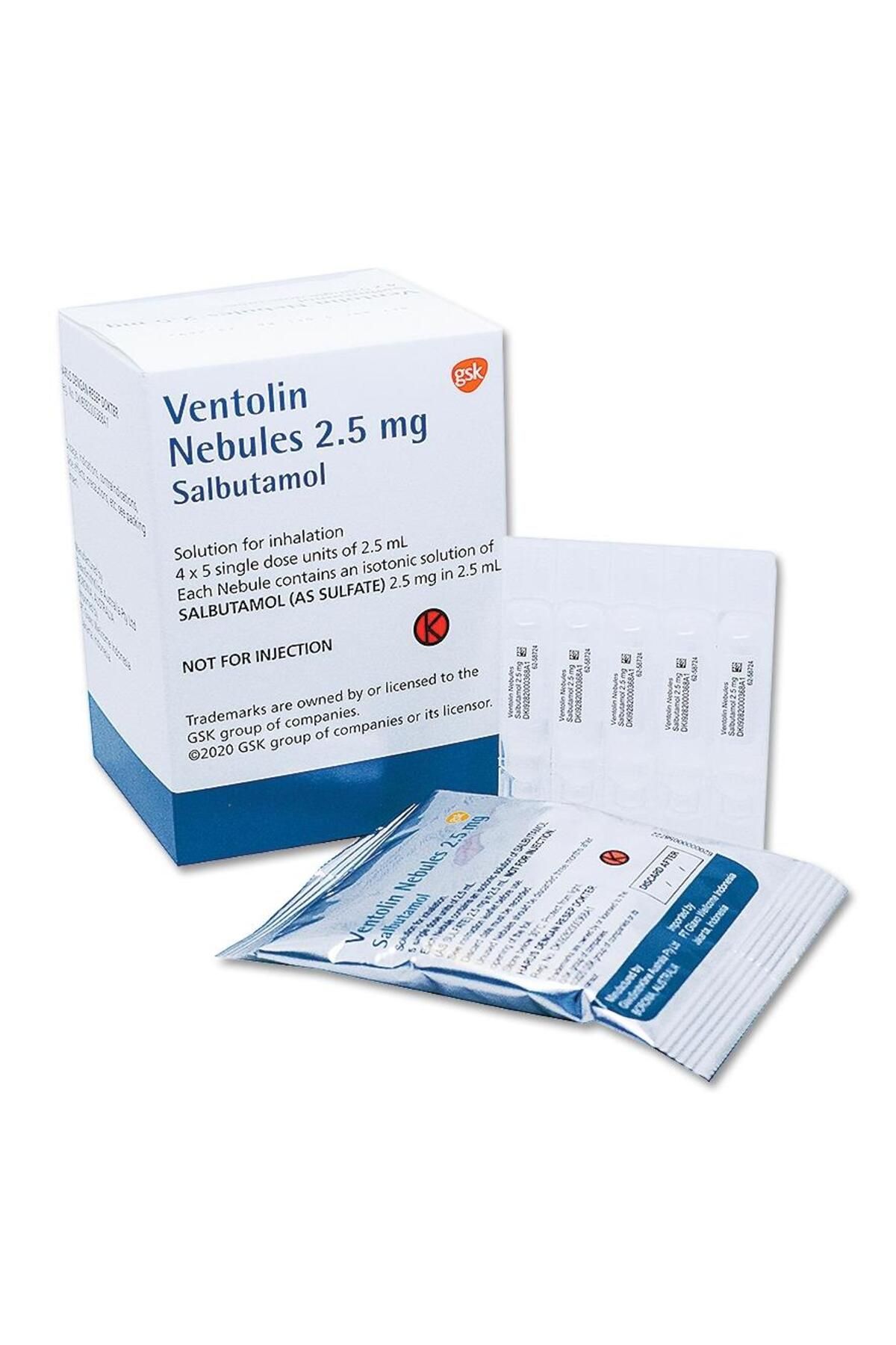 GLAXOSMİTHKLINE-Ventolin Nebules 2.5Mg/2.5Ml Soul 40S 1