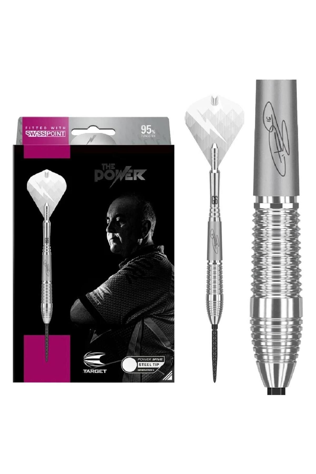 Target Phil Taylor Power 9Five G6 % 95 Tungsten SP Çelik Uçlu Dart Oku