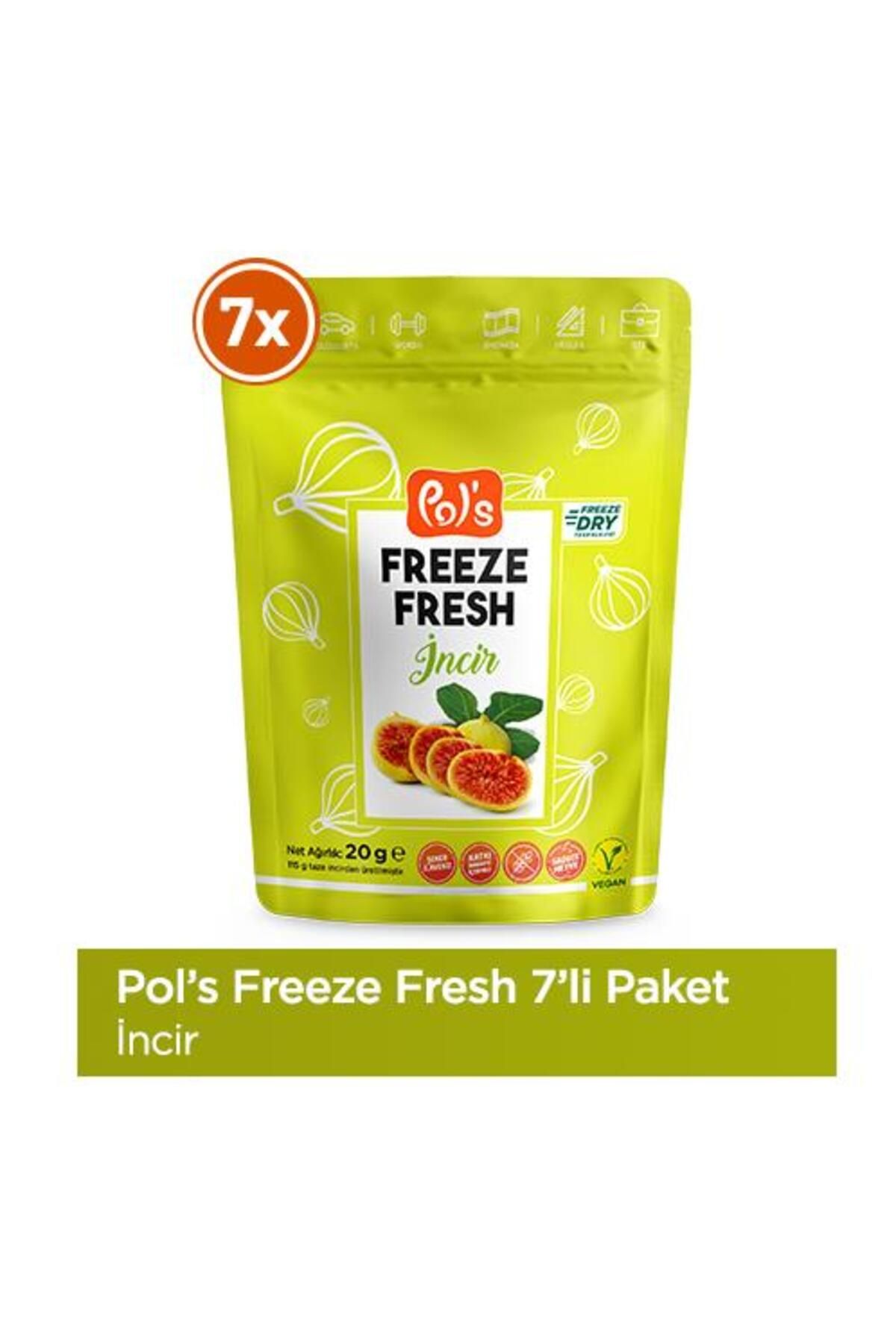 Freeze Fresh Incir 20 G X 7 Adet Freeze Dry Dondurularak Kurutulmuş Meyve
