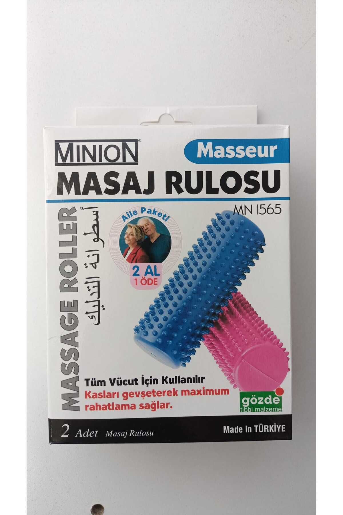 Minion Renkli Masaj Rulosu Tüm Vücut Için Kullanılır Aile Paketi 2 Adet Rulo