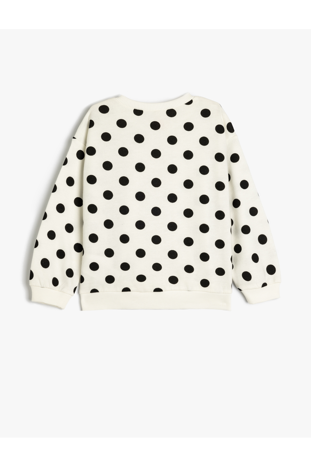 Koton Baskılı Pamuklu Bisiklet Yaka Uzun Kollu Sweatshirt fotoğrafı 2 (önizleme)