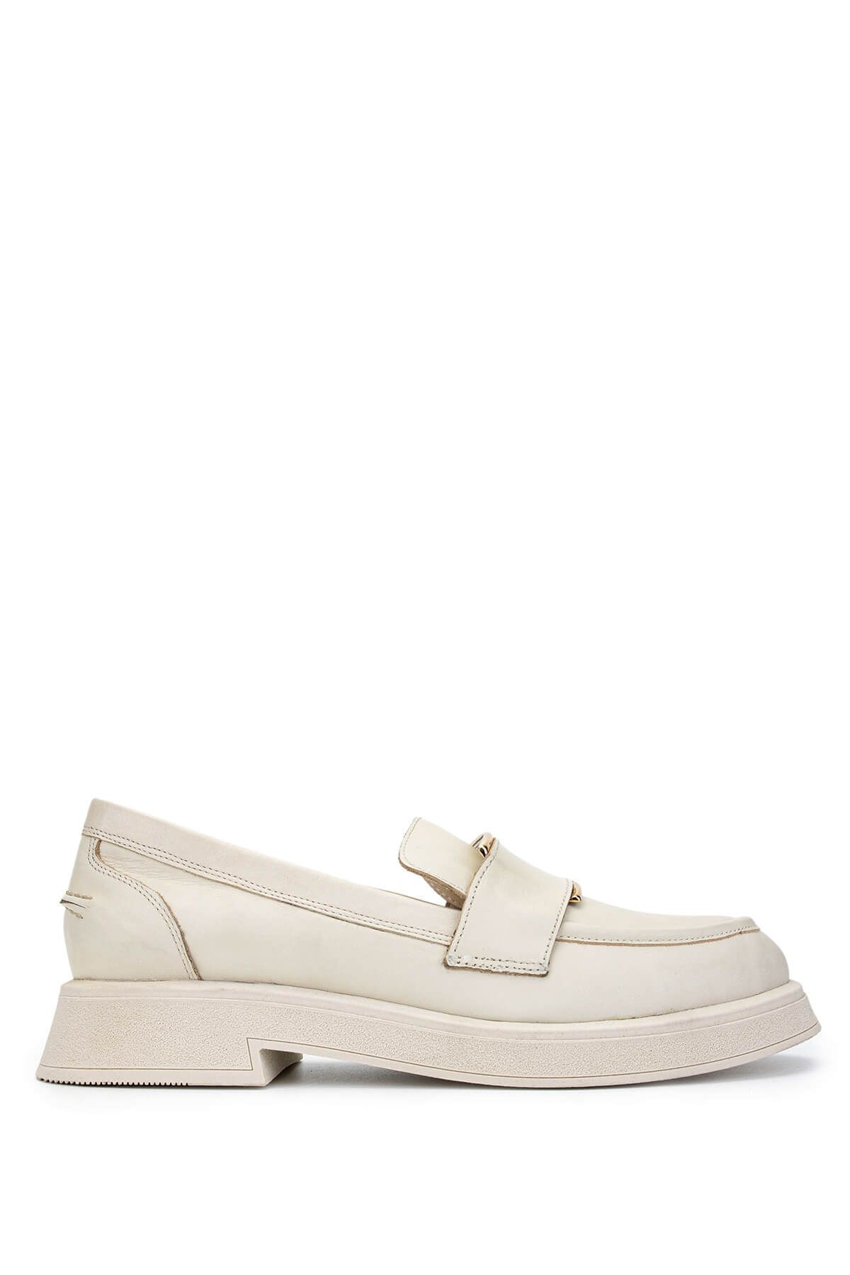 Tamer Tanca-Loafer Shoes - Beige - Block 1