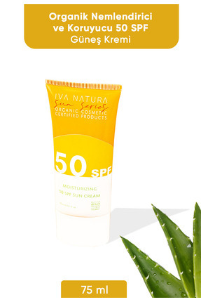 Iva Natura Organik Mineral Filtreli SPF 50 Güneş Kremi Çinko Oksit İçerikli –...