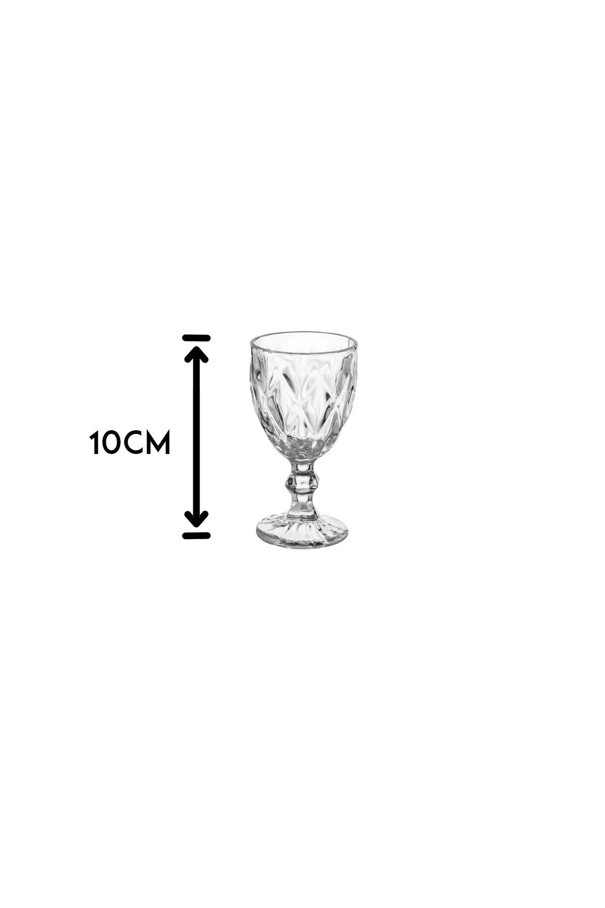 GREEN APPLE-A Set Of 6 Glass Cups With A Base For Juice And All Drinks 3