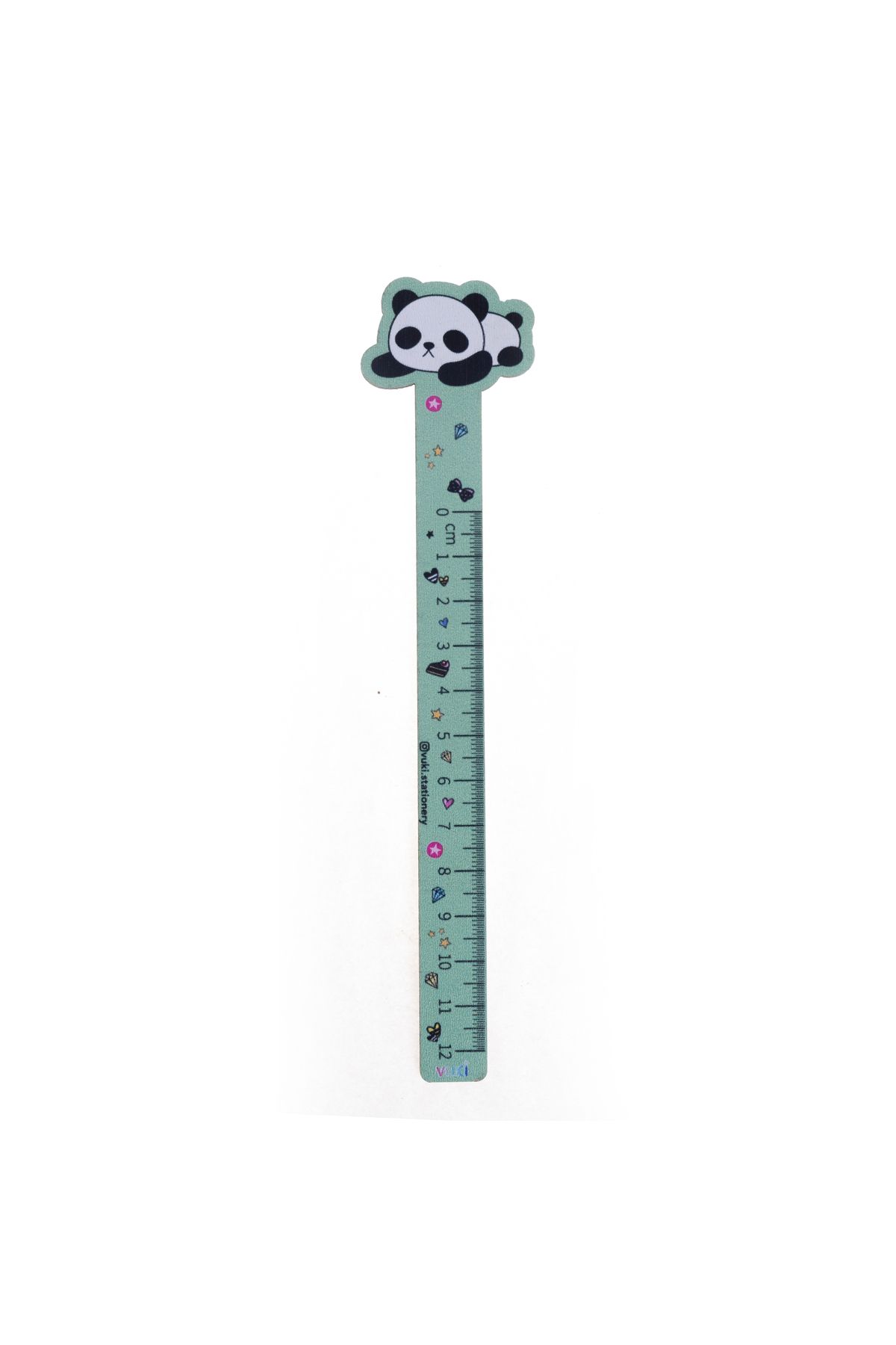 VUKİ Suport De Cărți Cu Riglă Din Lemn Cu Model Panda - One Size