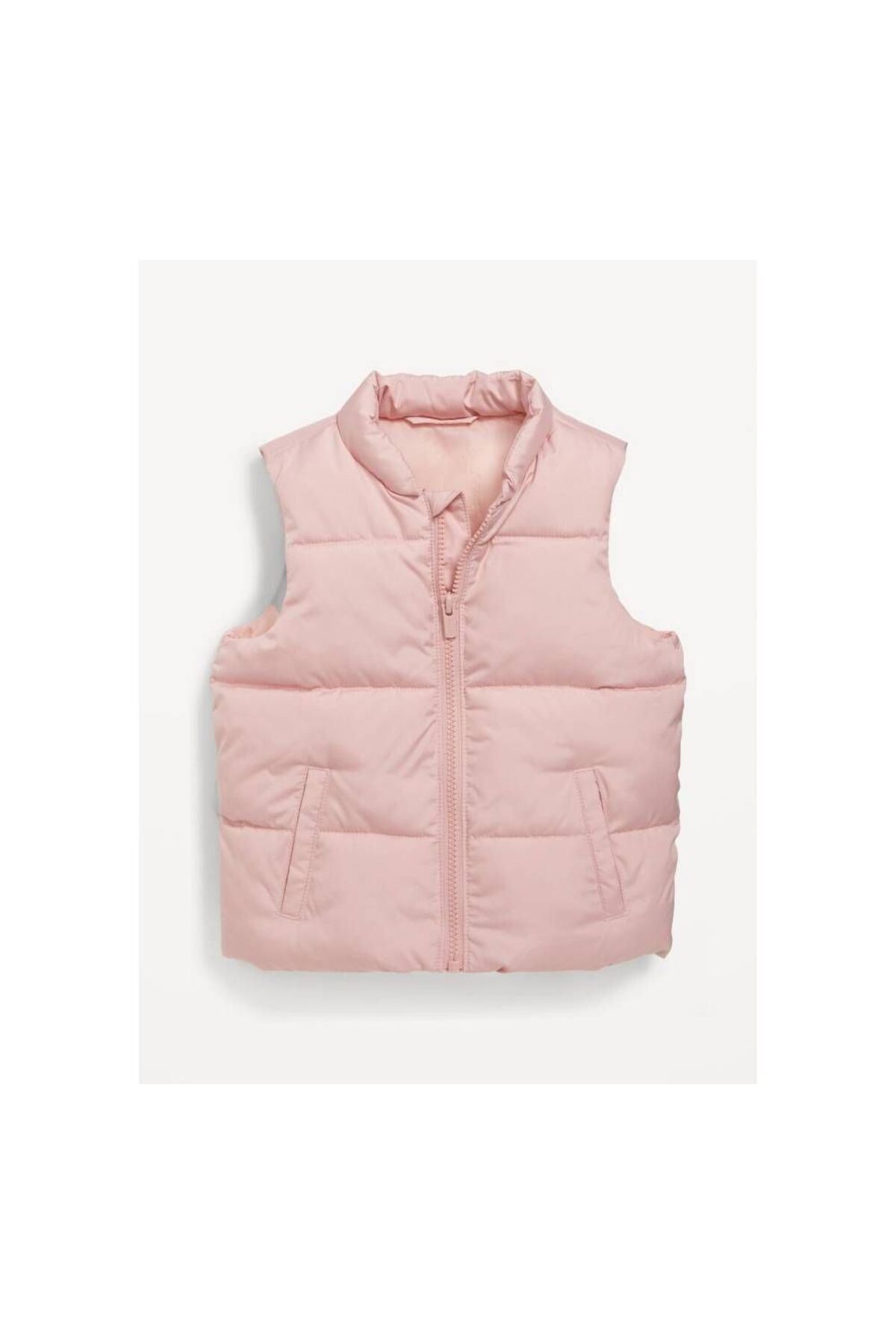 Minigimin Cicileri-Unisex Children's Zippered Inflatable Vest with Pockets - Powder 2