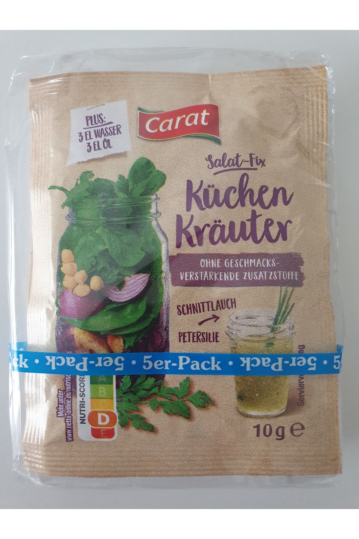 NETTO Carat Küchen-Kräuter 5'li paket 10g